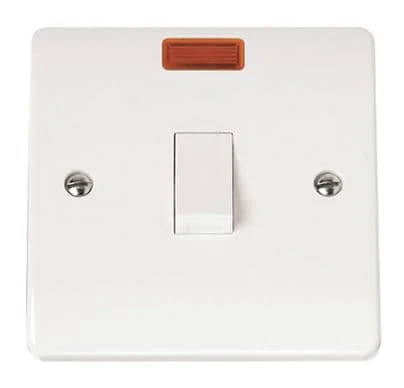 20 Amp DP Switch with Neon White