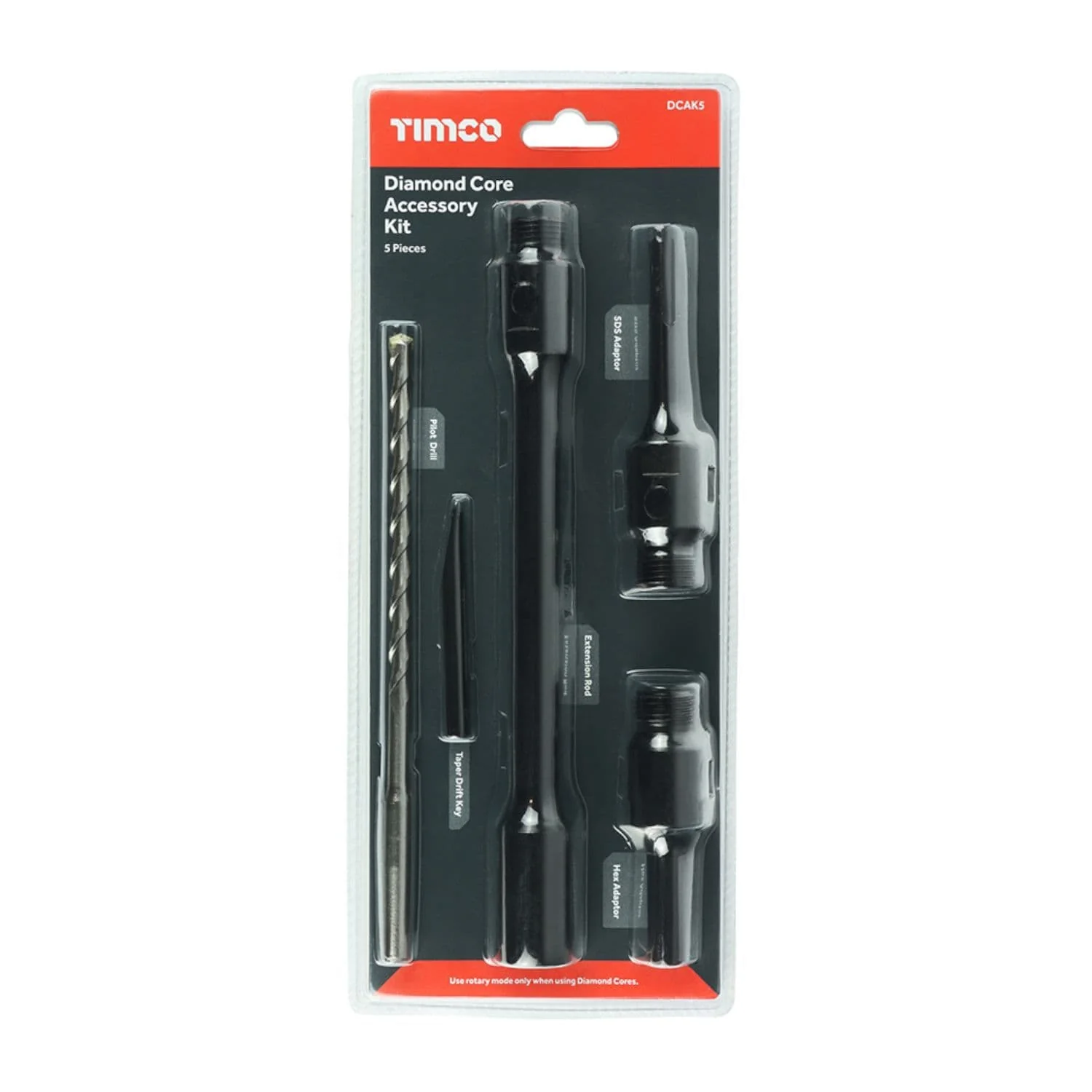 Dry Diamond Core Accessory Kit 5pcs