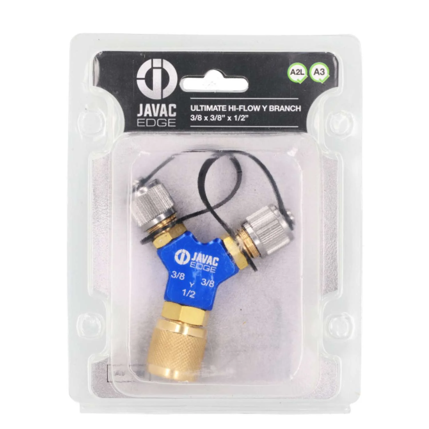Javac Edge Ultimate Hi-Flow Y Fitting Series 3/8 x 3/8 x 1/2" - Image 2