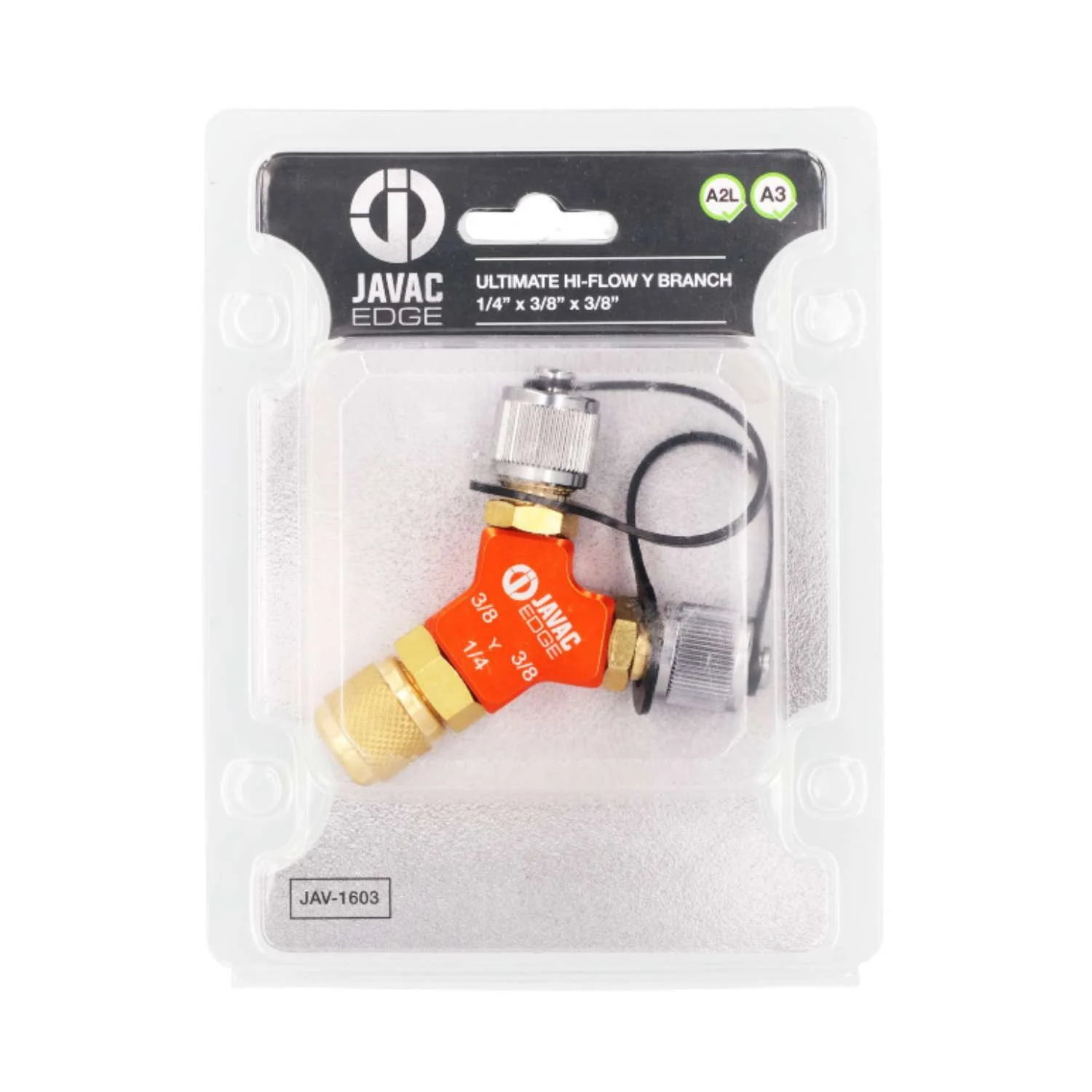 Javac Edge Ultimate Hi-Flow Y Fitting Series 3/8 x 3/8 x 1/4 - Image 2