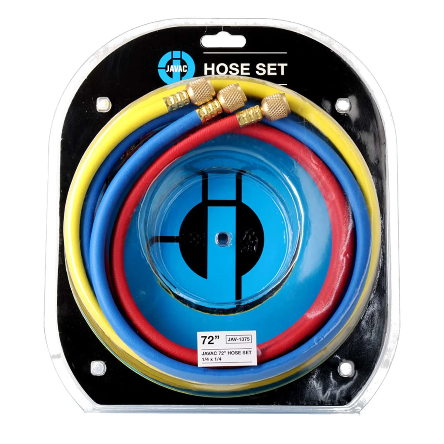 Javac Refrigeration Hose Set 72" 1/4" x 1/4" SAE - Image 3