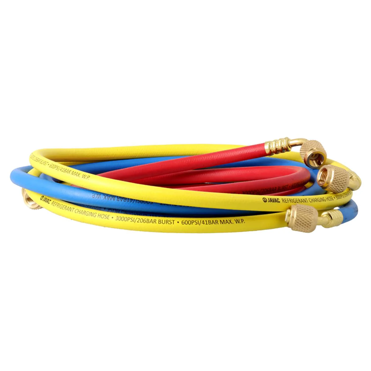 Javac Refrigeration Hose Set 72" 1/4" x 1/4" SAE - Image 6