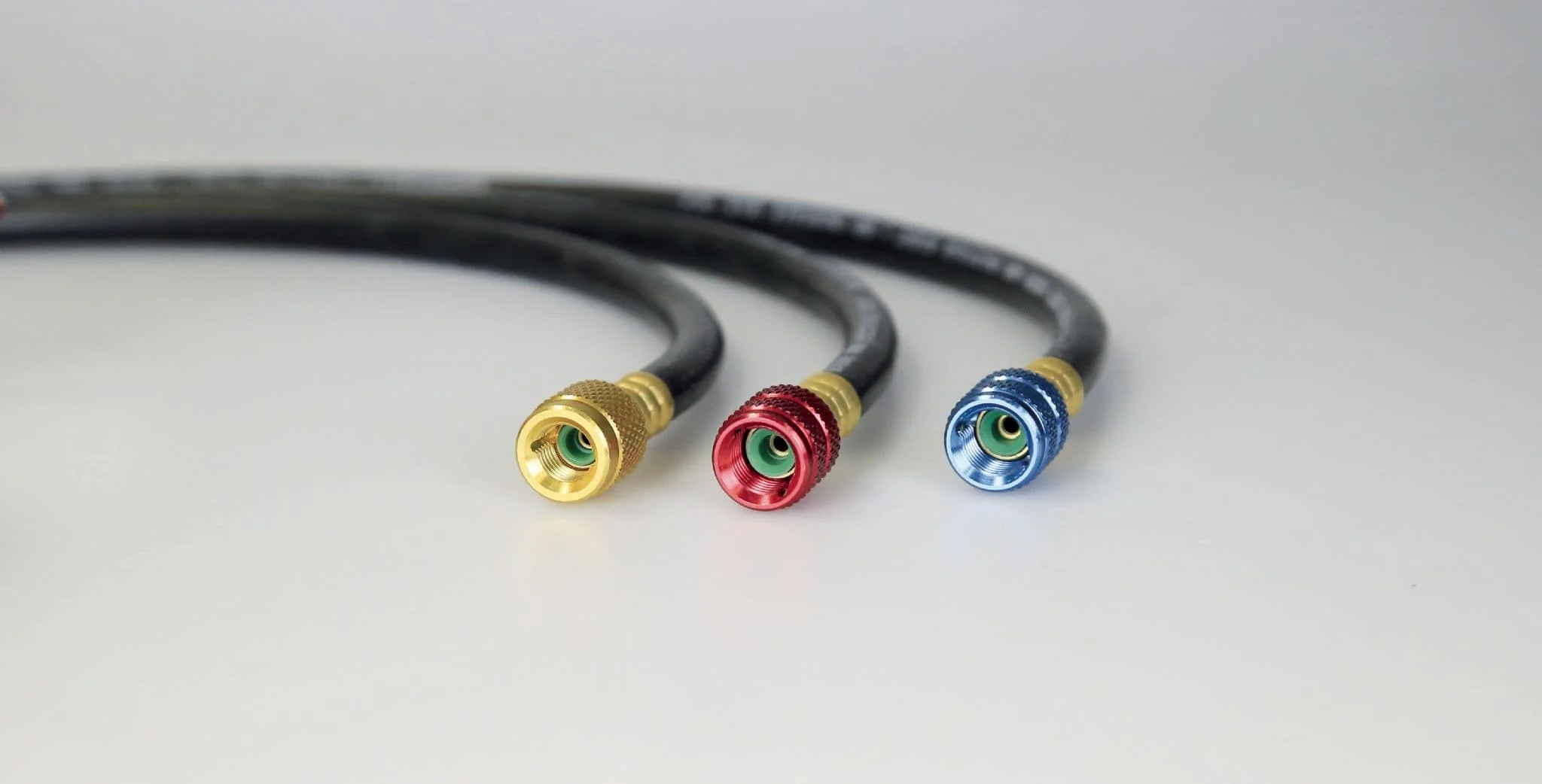 Javac Safe Seal Refrigerant Charging Hoses 1/4" SAE 72" - Image 2