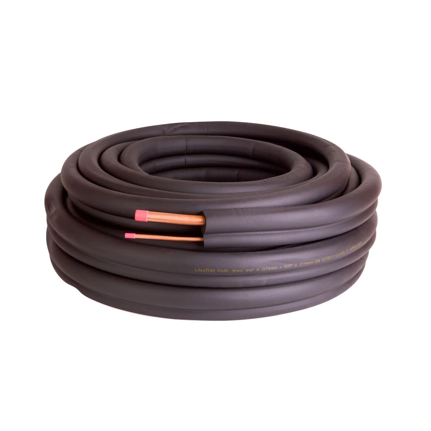 Refrigeration AC Lagged Copper Tube Pair 20m 1/2" 1/4" - Image 3