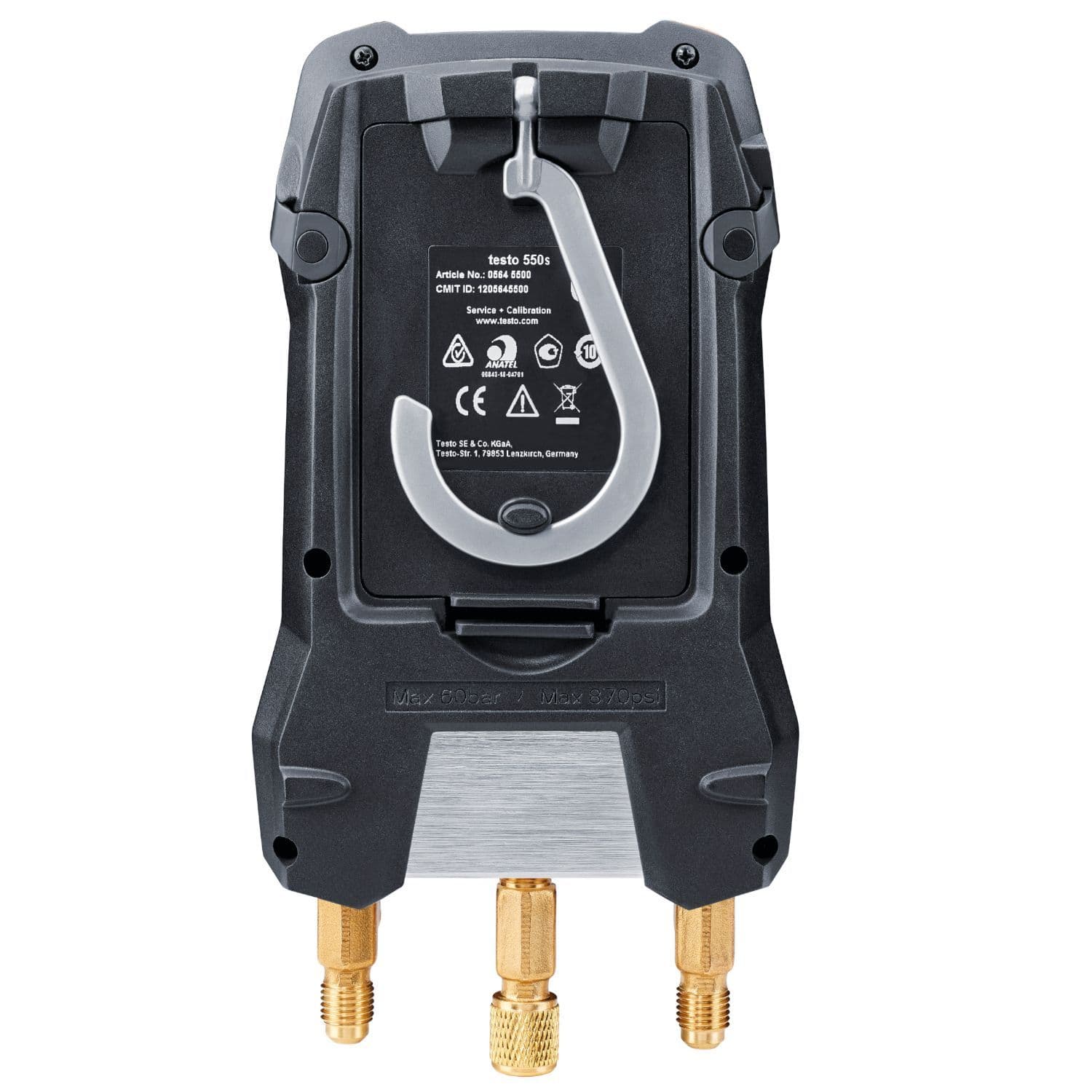 Testo 550s Digital Basic Set 2 Way Refrigeration Manifold 0564 5501 02 - Image 4