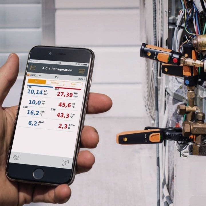 Testo Bluetooth Refrigeration & Air Con Gauge Smart Probe Set - Image 4